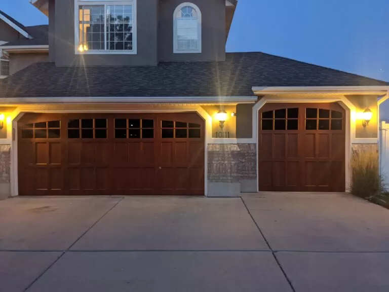 Off-track door — garage stuck open overnight