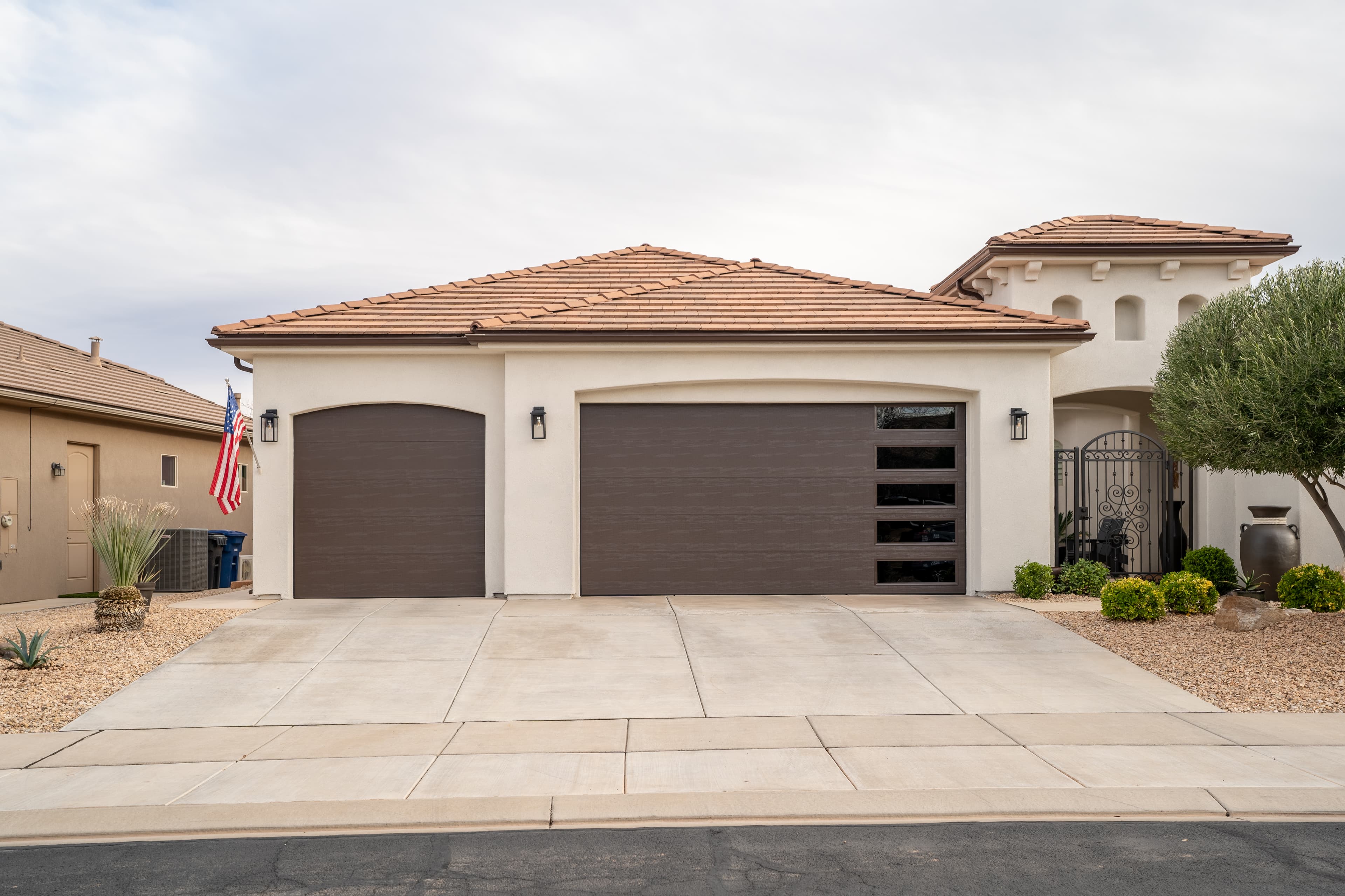 Walnut Wood Grain Steel Door in Henderson, NV photo 4